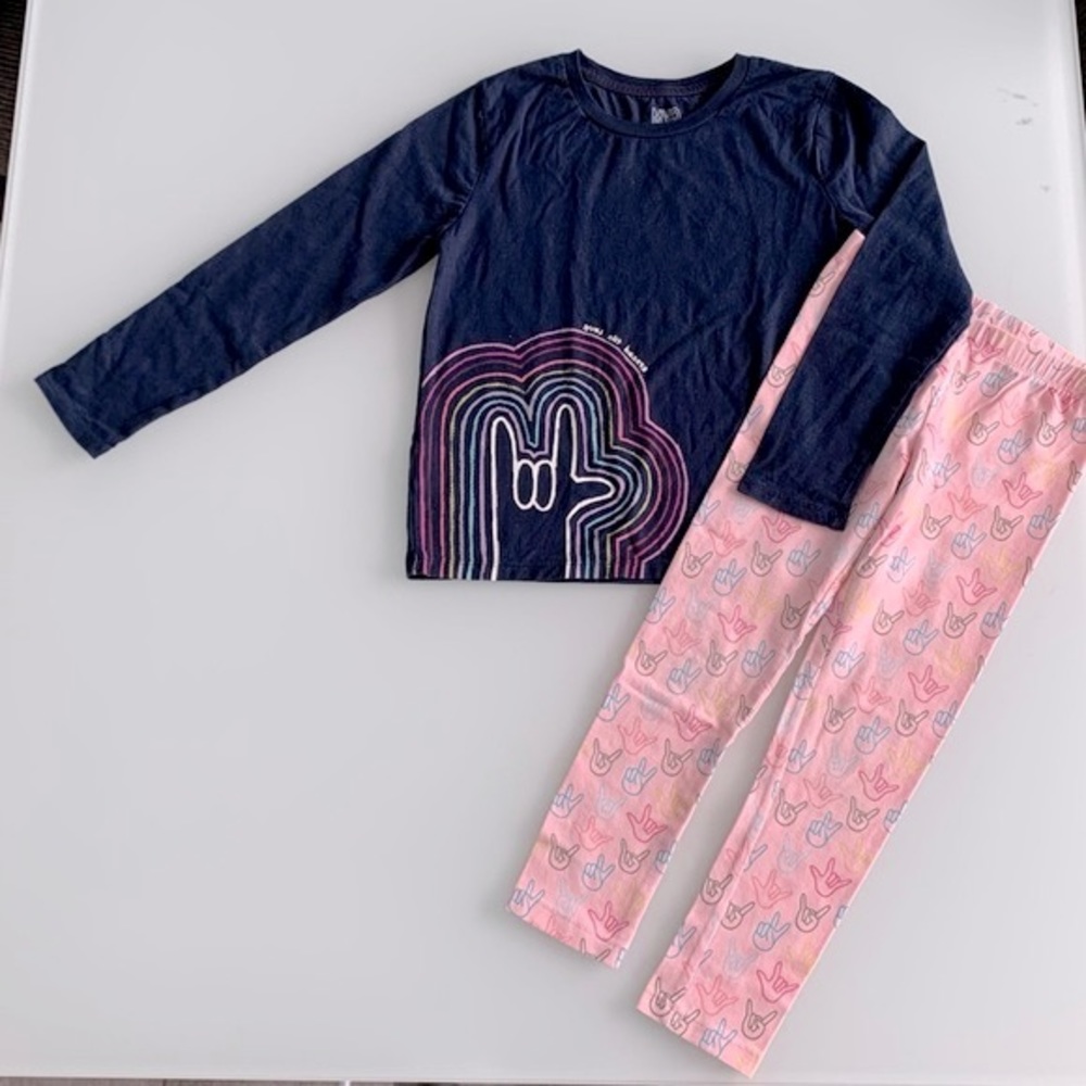 Gymboree Top/Leggings EUC